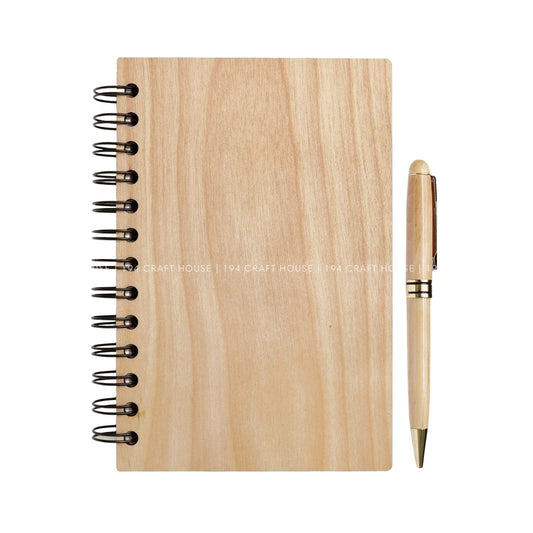 Custom Wooden Pen and Notebook Set Gift for Corporate