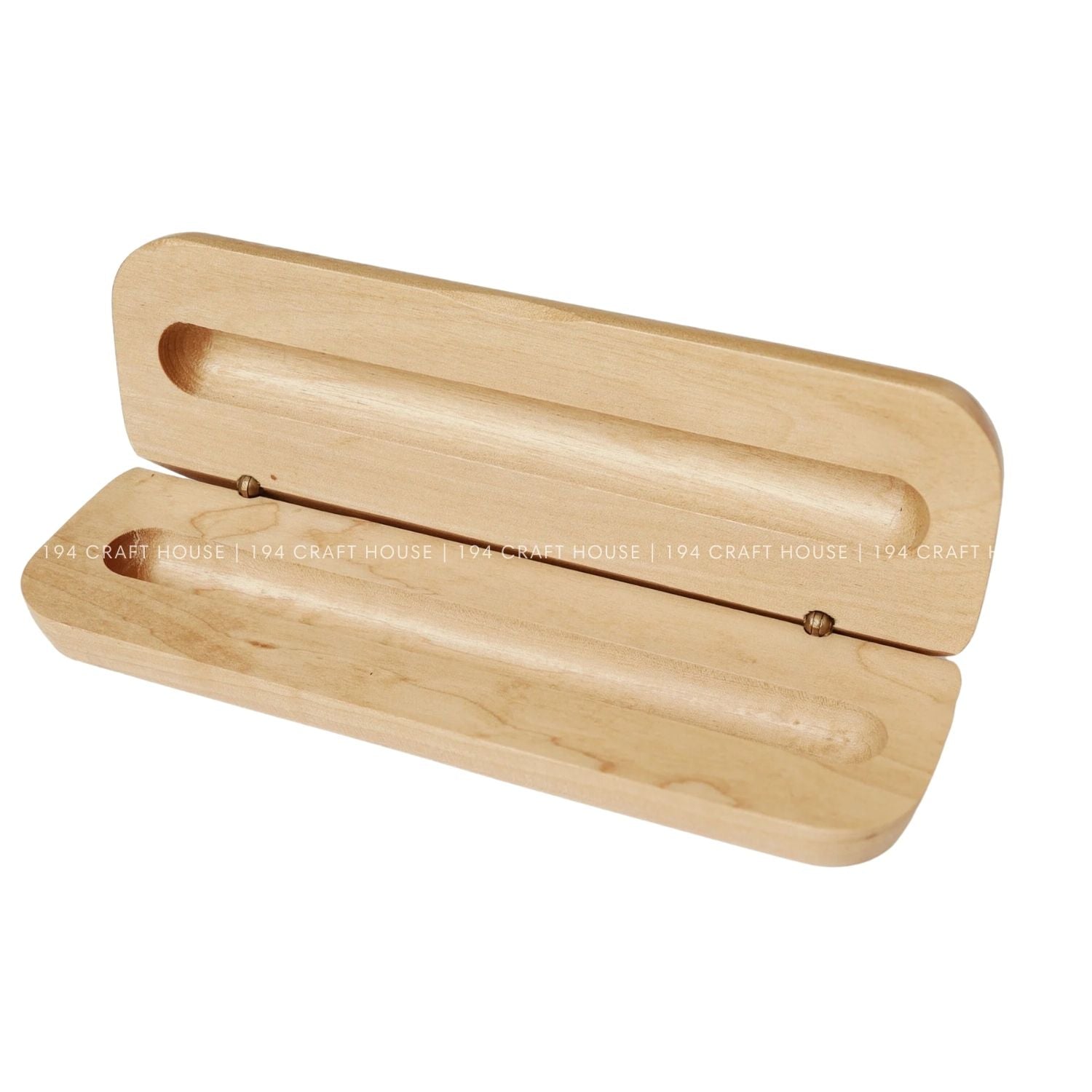 Custom Maple Wooden Pen Case/ Box/ Holder Personalized Corporate Gift