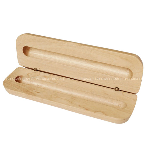 Custom Maple Wooden Pen Case/ Box/ Holder Personalized Corporate Gift