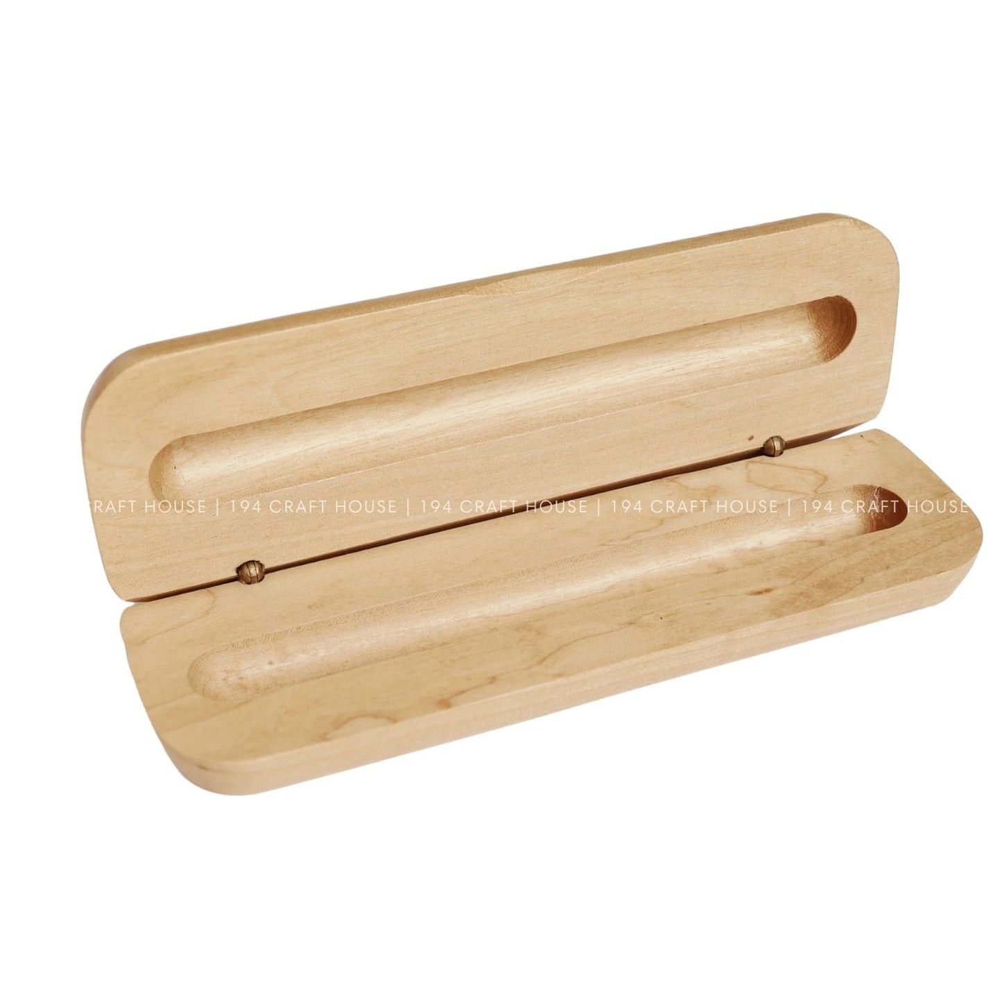 Maple Wooden Pen Case Personalized Engraved Gift