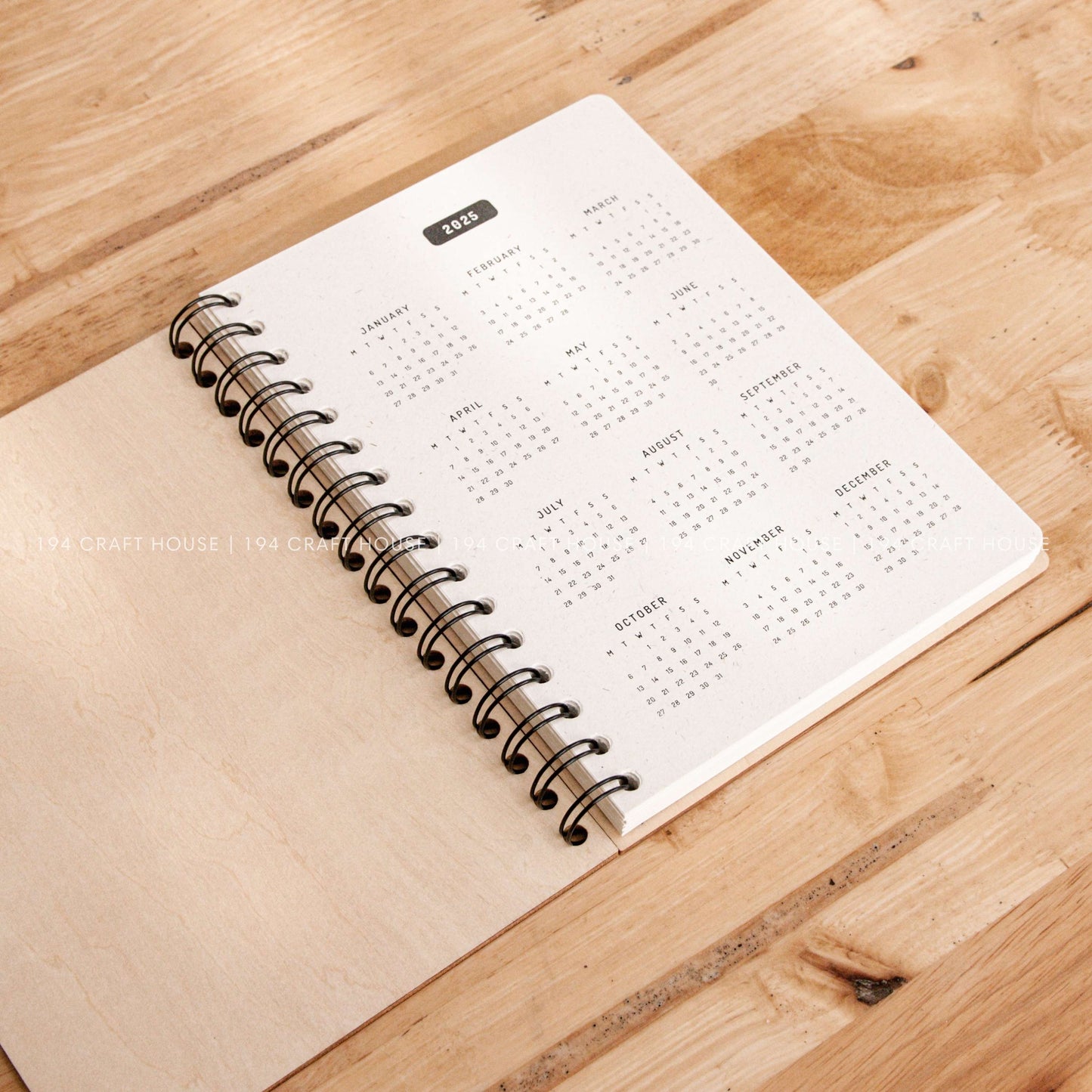 Custom Wooden Spiral Notebook A5: Personalized Office Gifts for Professional & Corporate Gifts