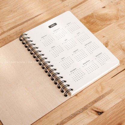 Custom Wooden Spiral Notebook A5: Personalized Office Gifts for Professional & Corporate Gifts