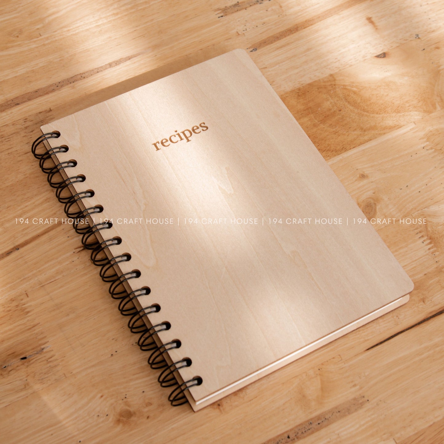 Custom Wooden Spiral Notebook A5: Personalized Office Gifts for Professional & Corporate Gifts