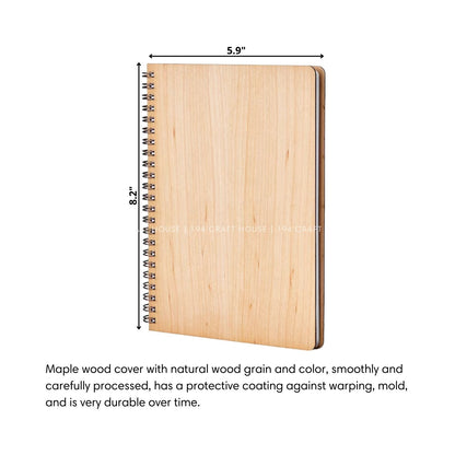 I Love You Mom: Engraved Maple Notebook