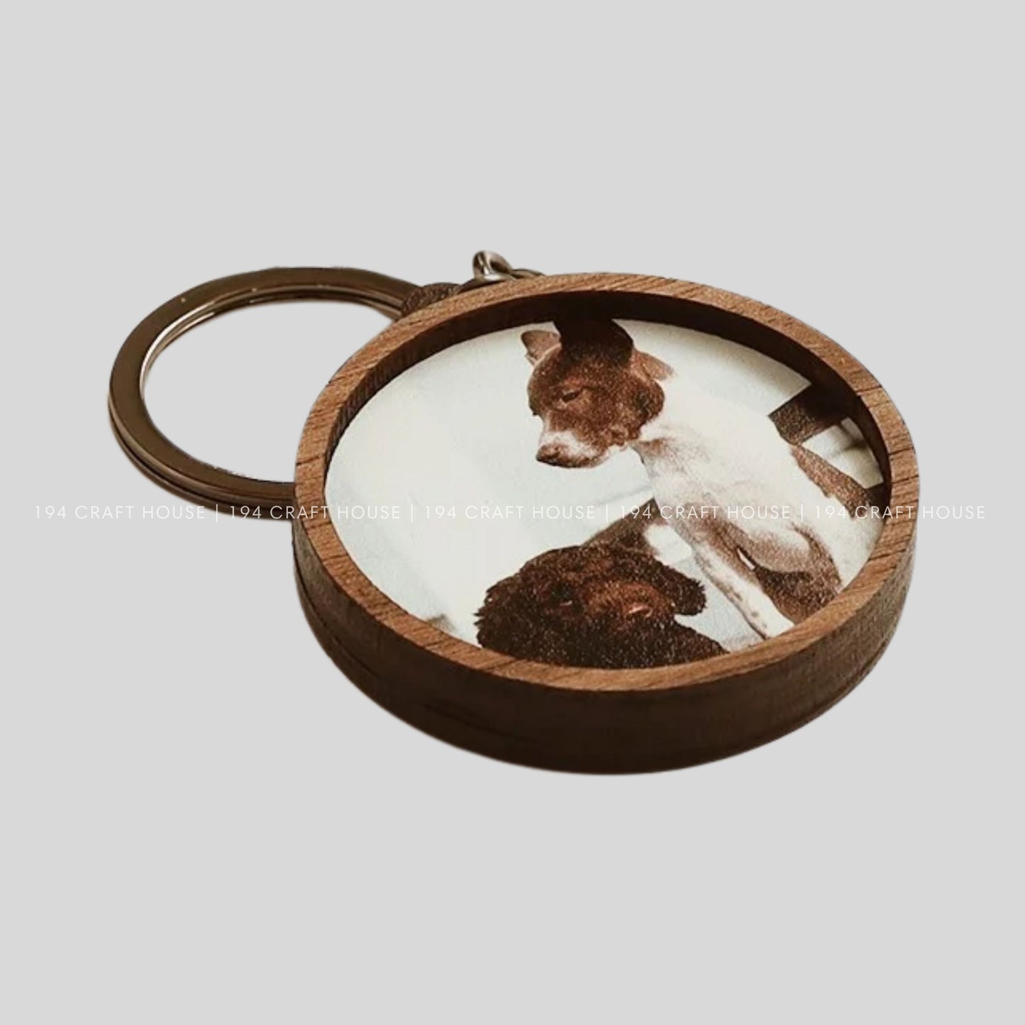 Custom Round Wooden Keychain: Personalized Engraved Logo, Name, Message, 3D layer shape. Personalized gift for wedding favors, bridal shower favors, birthday gifts, or bulk gift for corporate gift for employee, clients, branding, marketing, event gifts, promotional gifts