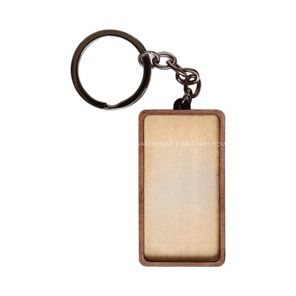 Custom Rectangle Wooden Keychain: Personalized Keychain Gifts, Bulk Keychain Custom Logo Corporate Business Gifts for Employees, Gift for Clients, Appreciation Gifts, Branding Gifts, Event Gifts, Marketing Gifts, Promotional Gifts, School Gifts for Student, Universiry Gift for Teacher