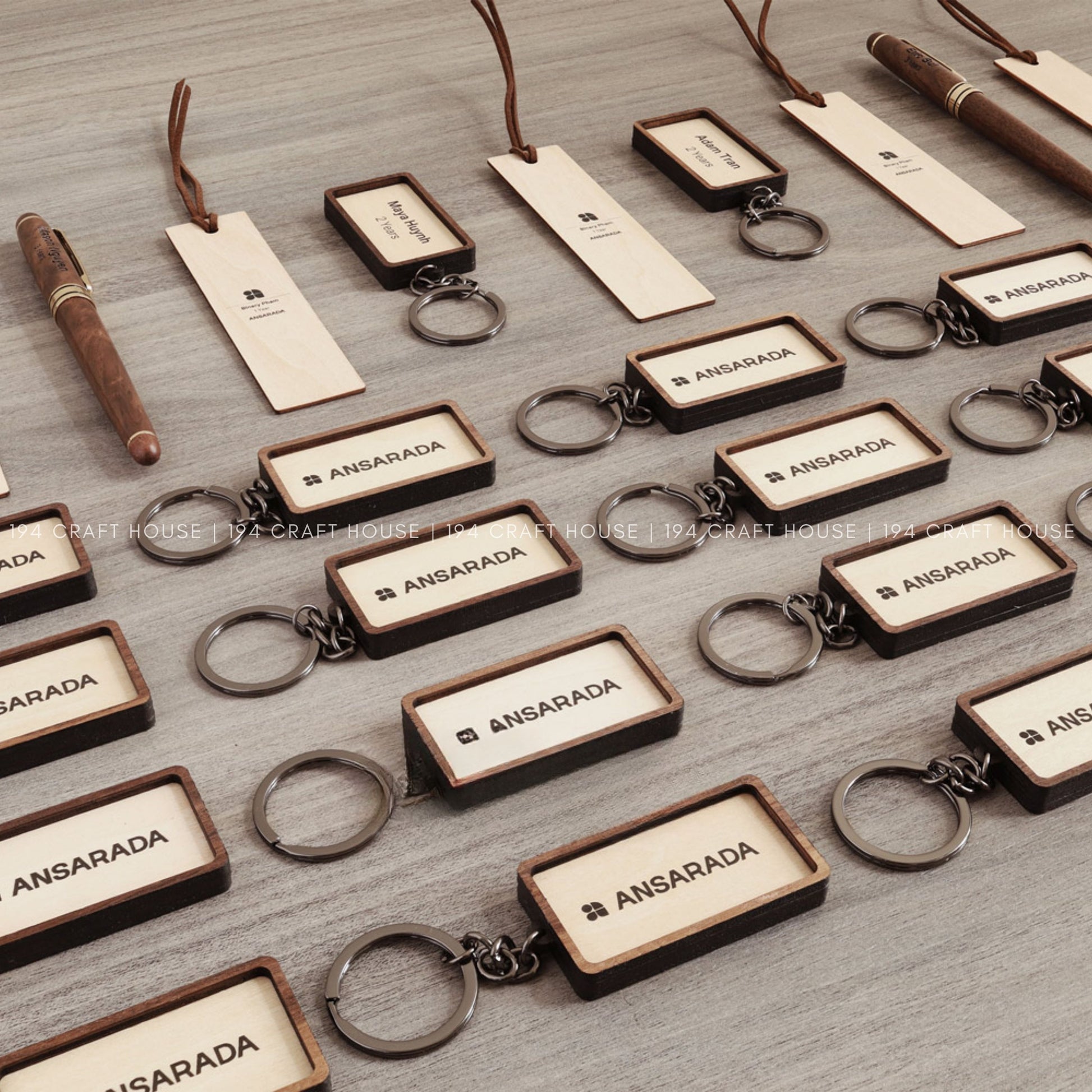 Custom Wooden Keychain: Personalized Keychain Gifts, Bulk Keychain Custom Logo Corporate Business Gifts for Employees, Gift for Clients, Appreciation Gifts, Branding Gifts, Event Gifts, Marketing Gifts, Promotional Gifts, School Gifts for Student, Universiry Gift for Teacher