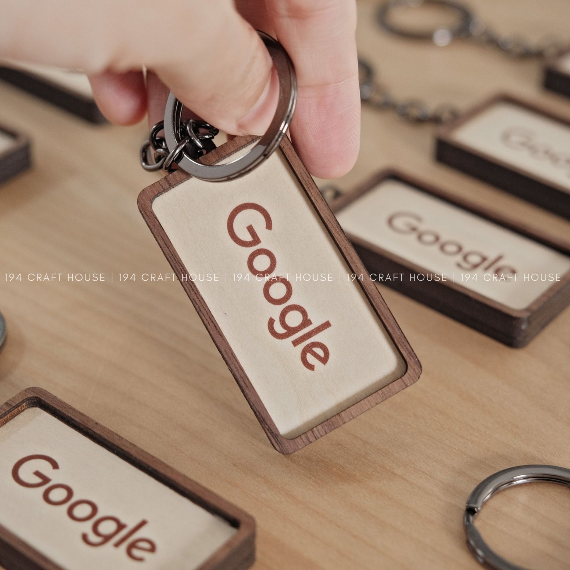 Custom Wooden Keychain: Personalized Keychain Gifts, Bulk Keychain Custom Logo Corporate Business Gifts for Employees, Gift for Clients, Appreciation Gifts, Branding Gifts, Event Gifts, Marketing Gifts, Promotional Gifts, School Gifts for Student, Universiry Gift for Teacher