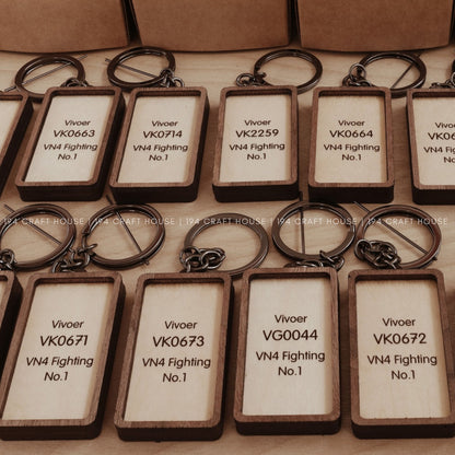 Custom Wooden Keychain: Personalized Keychain Gifts, Bulk Keychain Custom Logo Corporate Business Gifts for Employees, Gift for Clients, Appreciation Gifts, Branding Gifts, Event Gifts, Marketing Gifts, Promotional Gifts, School Gifts for Student, Universiry Gift for Teacher