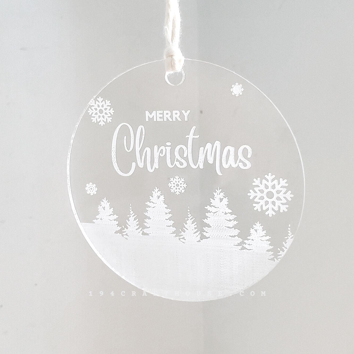 Acrylic Christmas Ornament