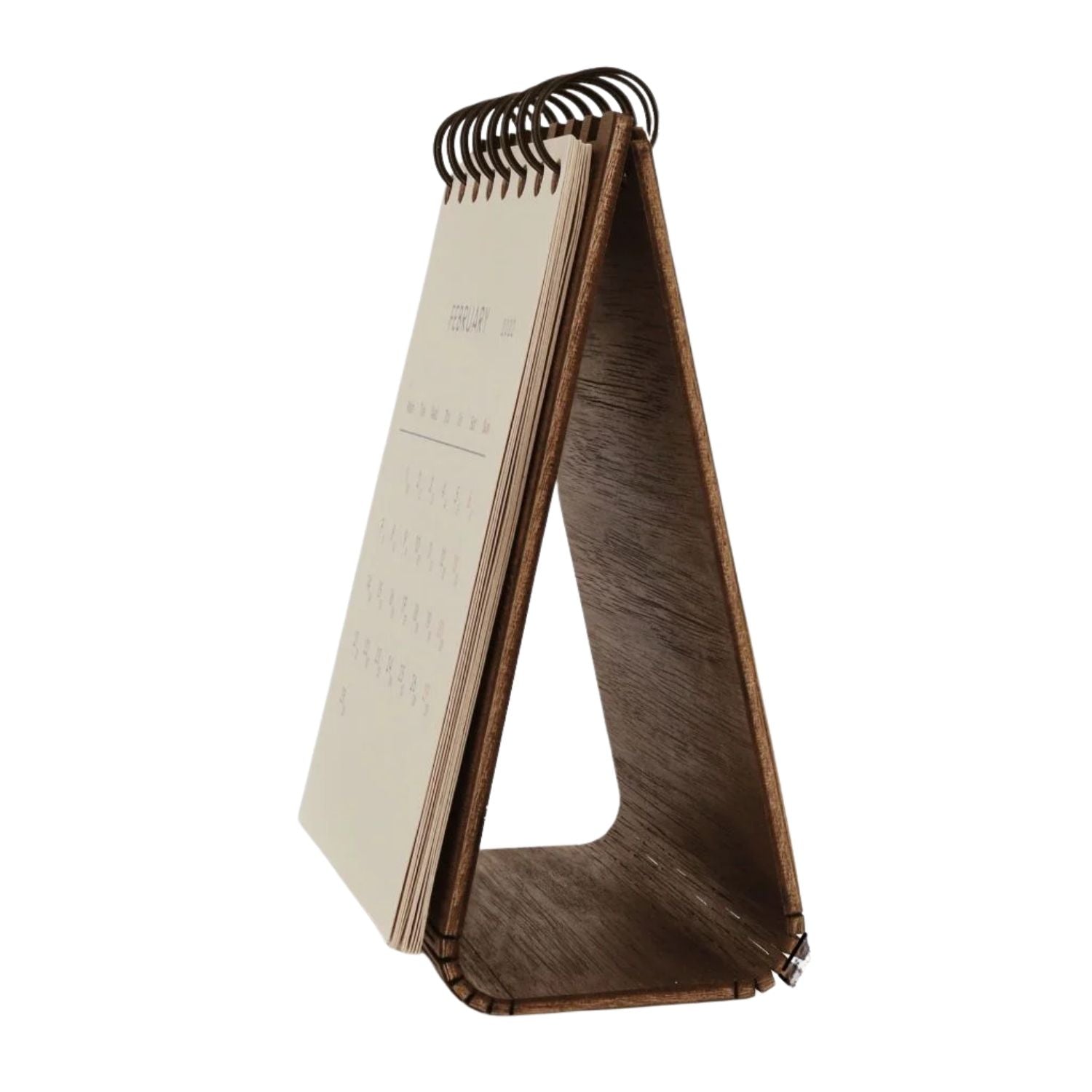 Personalized Vertical wooden desk calendar