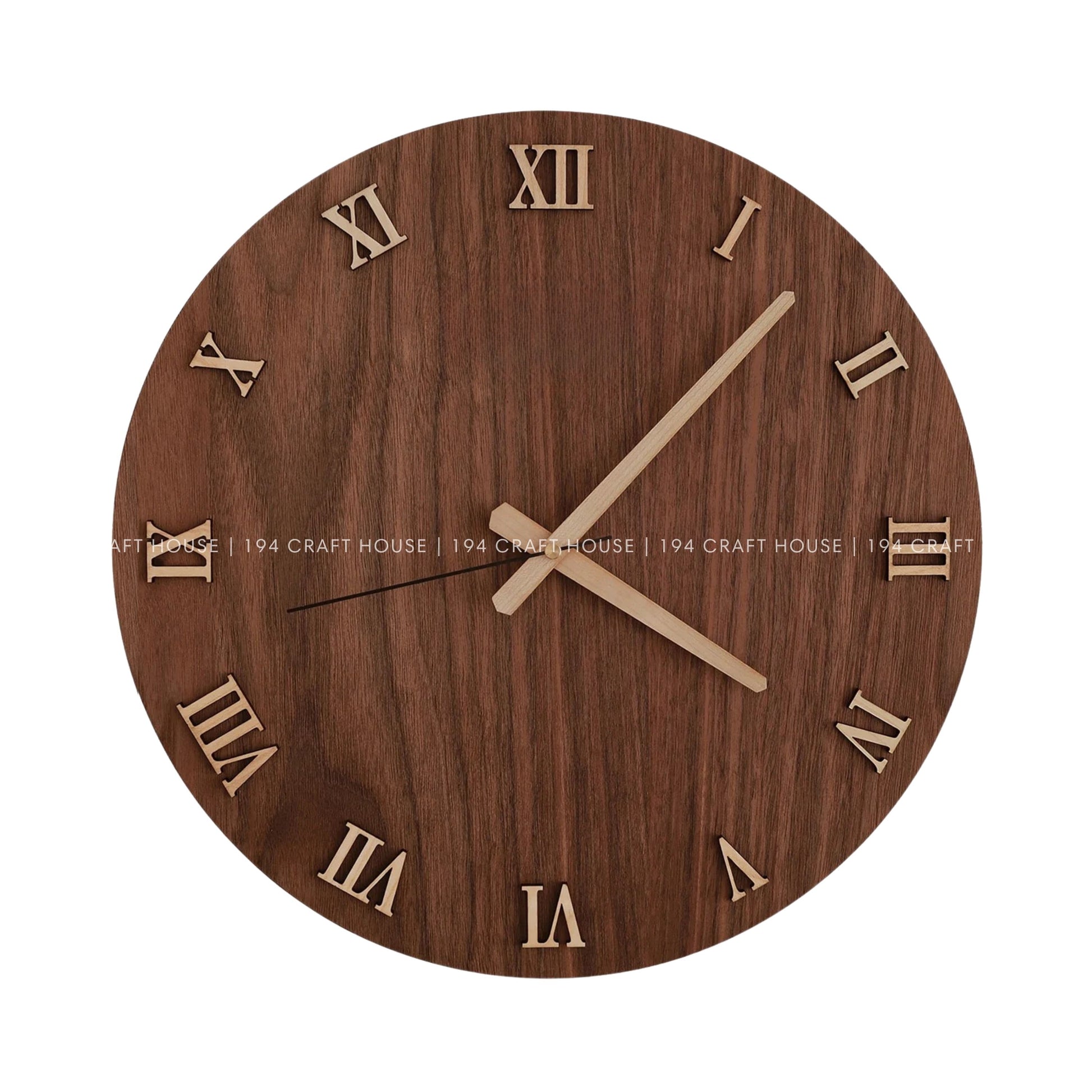Custom Wooden Clocks: Home Decor & Personalized Gift for Housewarming, New Home Gifts, Wedding Gifts, Company Logo Corporate Gift  