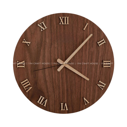 Custom Wooden Clocks: Home Decor & Personalized Gift for Housewarming, New Home Gifts, Wedding Gifts, Company Logo Corporate Gift  