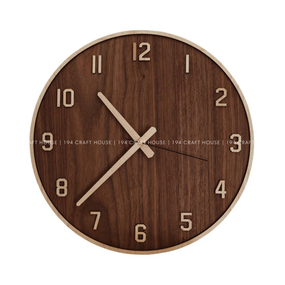 Custom Wooden Clocks: Home Decor & Personalized Gift for Housewarming, New Home Gifts, Wedding Gifts, Company Logo Corporate Gift  