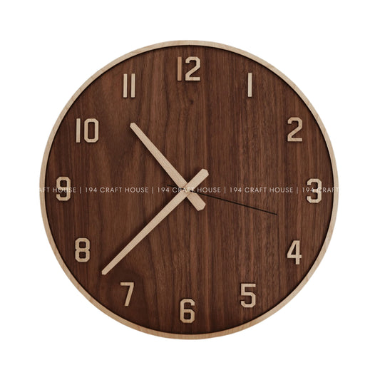 Custom Wooden Clocks: Home Decor & Personalized Gift for Housewarming, New Home Gifts, Wedding Gifts, Company Logo Corporate Gift  