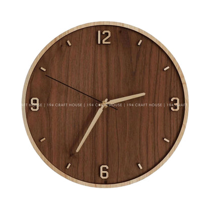Custom Wooden Clocks: Home Decor & Personalized Gift for Housewarming, New Home Gifts, Wedding Gifts, Company Logo Corporate Gift  