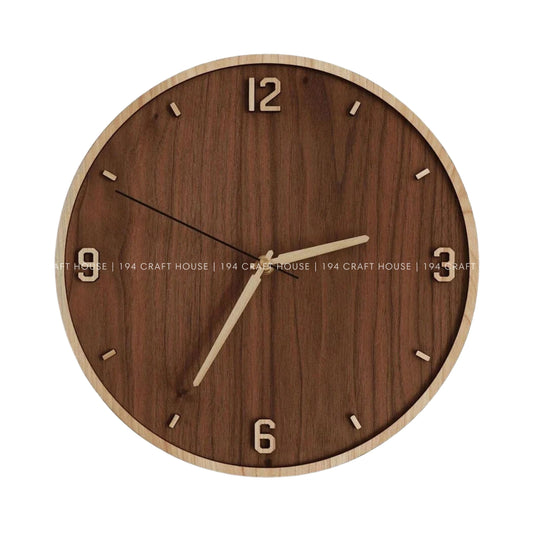 Custom Wooden Clocks: Home Decor & Personalized Gift for Housewarming, New Home Gifts, Wedding Gifts, Company Logo Corporate Gift  