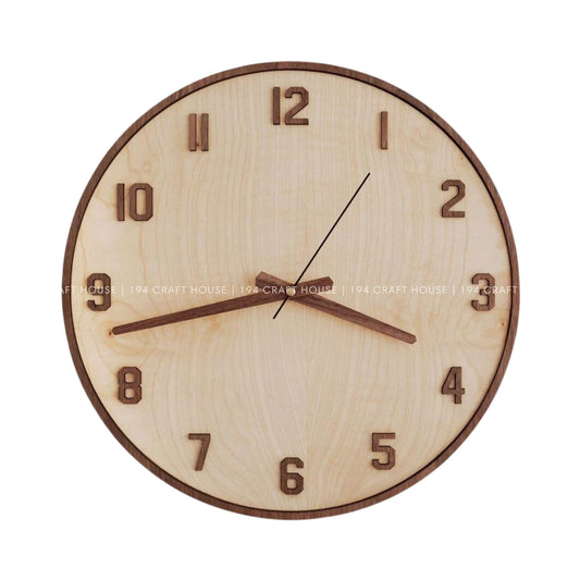 Custom Wooden Clocks: Home Decor & Personalized Gift for Housewarming, New Home Gifts, Wedding Gifts, Company Logo Corporate Gift  