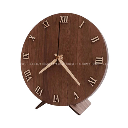 Custom Wooden Clocks: Home Decor & Personalized Gift for Housewarming, New Home Gifts, Wedding Gifts, Company Logo Corporate Gift  