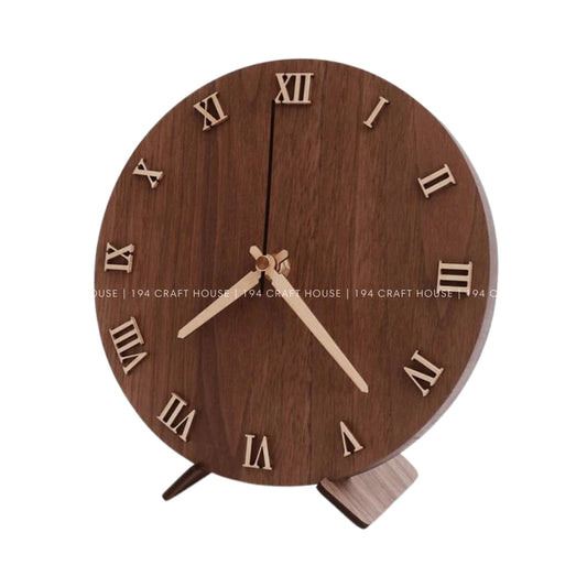 Custom Wooden Clocks: Home Decor & Personalized Gift for Housewarming, New Home Gifts, Wedding Gifts, Company Logo Corporate Gift  