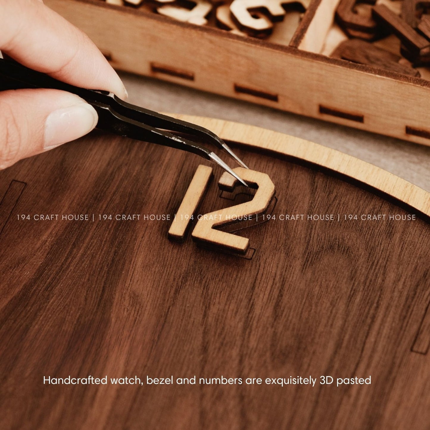 Personalized Wood Clock