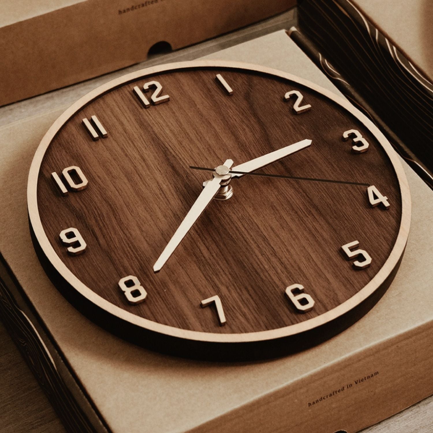 Wooden Large Wall Clock Personalized