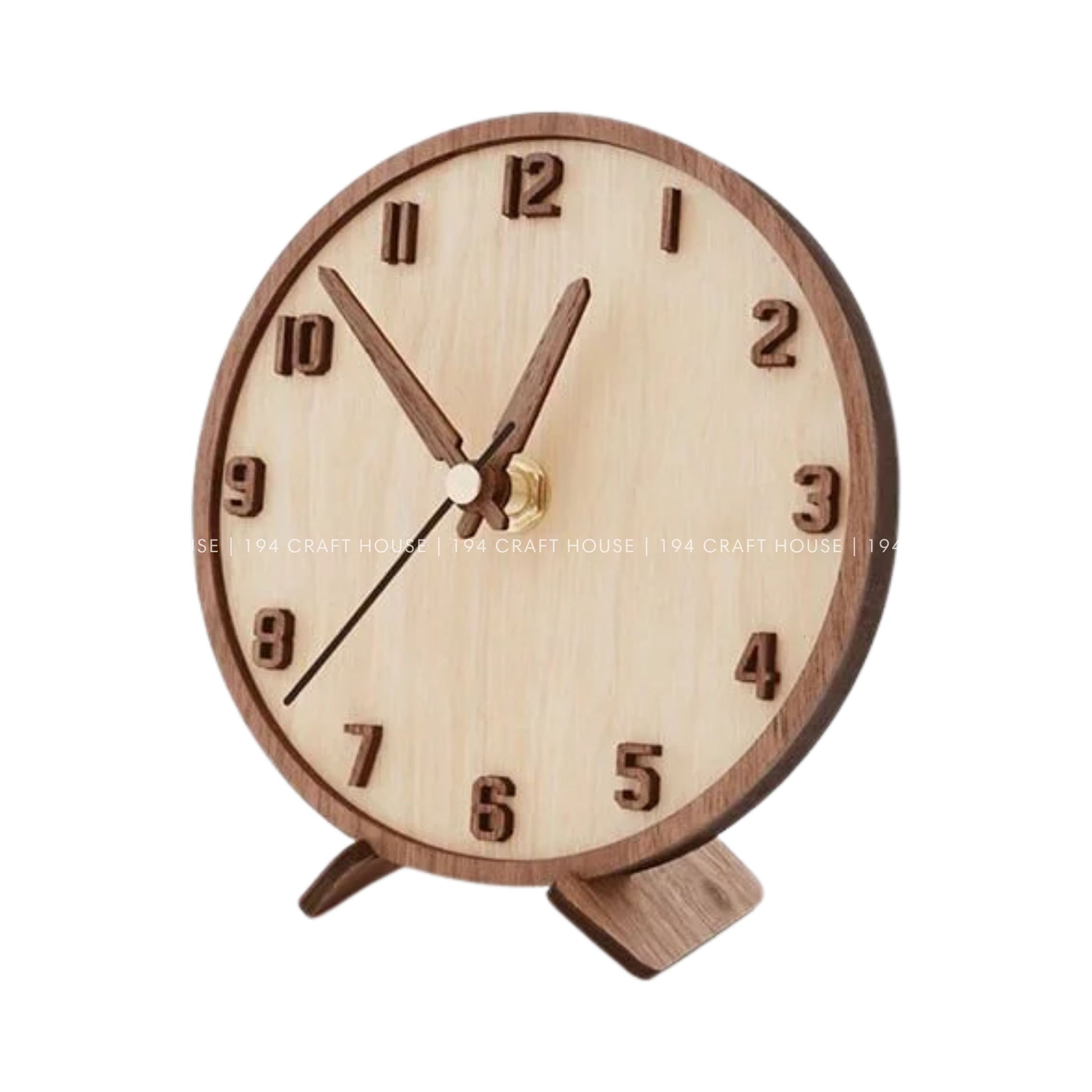 Custom Wooden Clocks: Home Decor & Personalized Gift for Housewarming, New Home Gifts, Wedding Gifts, Company Logo Corporate Gift  