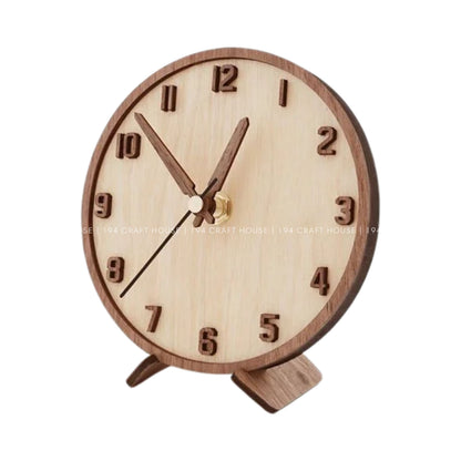 Custom Wooden Clocks: Home Decor & Personalized Gift for Housewarming, New Home Gifts, Wedding Gifts, Company Logo Corporate Gift  