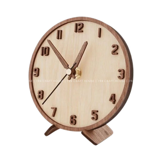 Custom Wooden Clocks: Home Decor & Personalized Gift for Housewarming, New Home Gifts, Wedding Gifts, Company Logo Corporate Gift  
