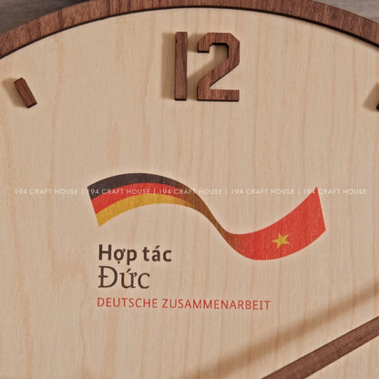 Wooden Large Wall Clock Personalized