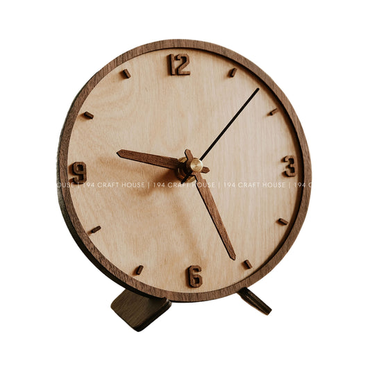 Custom Wooden Clocks: Home Decor & Personalized Gift for Housewarming, New Home Gifts, Wedding Gifts, Company Logo Corporate Gift  
