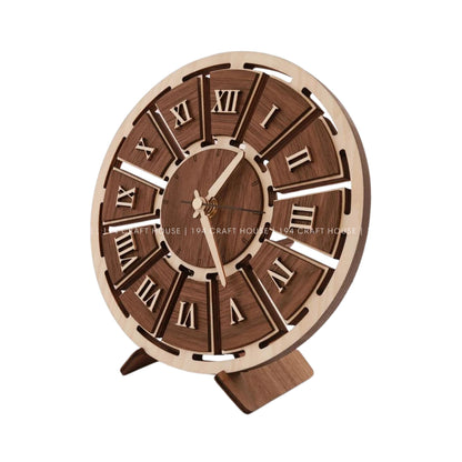 Custom Wooden Clocks: Home Decor & Personalized Gift for Housewarming, New Home Gifts, Wedding Gifts, Company Logo Corporate Gift  