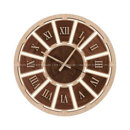 Custom Wooden Clocks: Home Decor & Personalized Gift for Housewarming, New Home Gifts, Wedding Gifts, Company Logo Corporate Gift  
