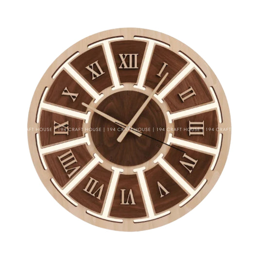Custom Wooden Clocks: Home Decor & Personalized Gift for Housewarming, New Home Gifts, Wedding Gifts, Company Logo Corporate Gift  