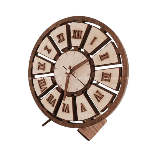 Custom Wooden Clocks: Home Decor & Personalized Gift for Housewarming, New Home Gifts, Wedding Gifts, Company Logo Corporate Gift  
