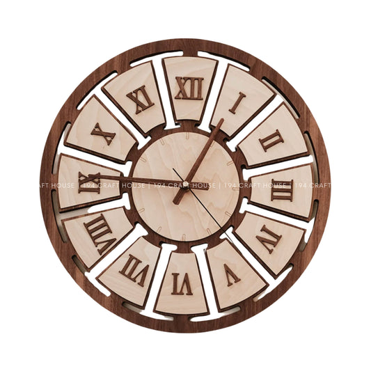 Custom Wooden Clocks: Home Decor & Personalized Gift for Housewarming, New Home Gifts, Wedding Gifts, Company Logo Corporate Gift  
