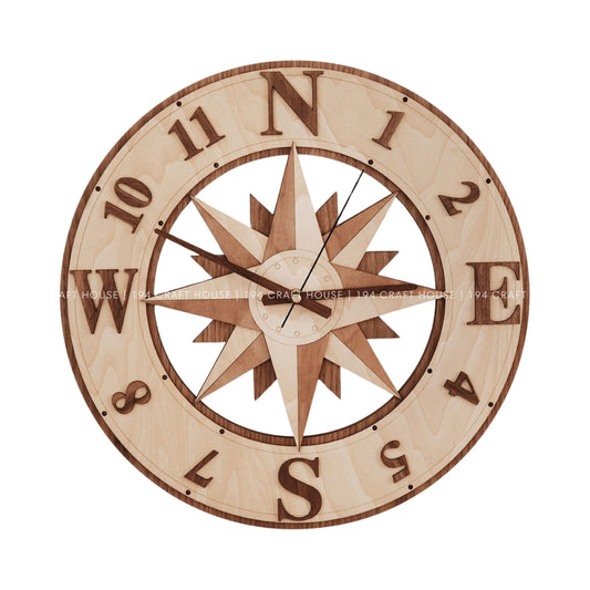 Custom Wooden Clocks: Home Decor & Personalized Gift for Housewarming, New Home Gifts, Wedding Gifts, Company Logo Corporate Gift  