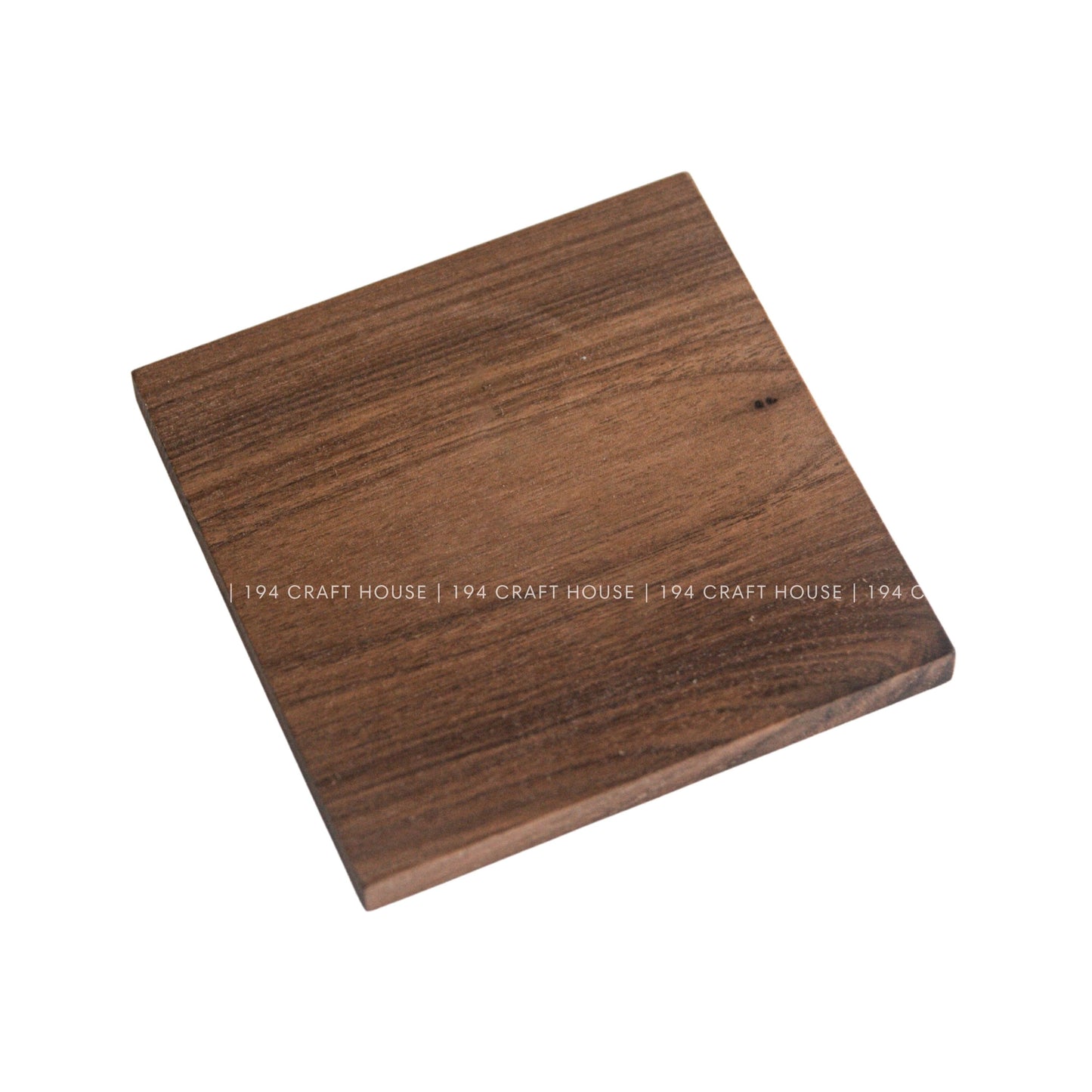Personalized Square Walnut Wooden Coasters