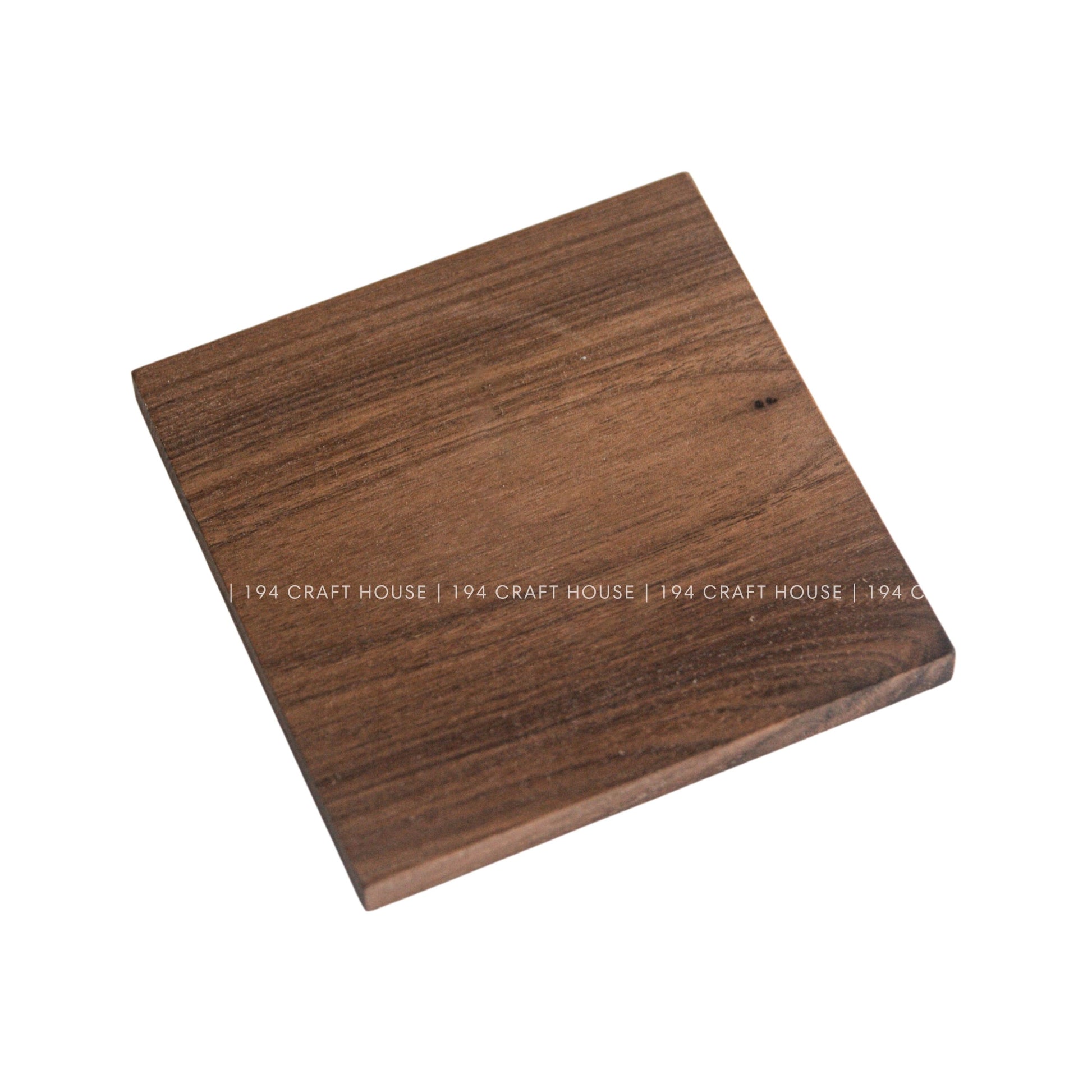 Personalized Square Walnut Wooden Coasters