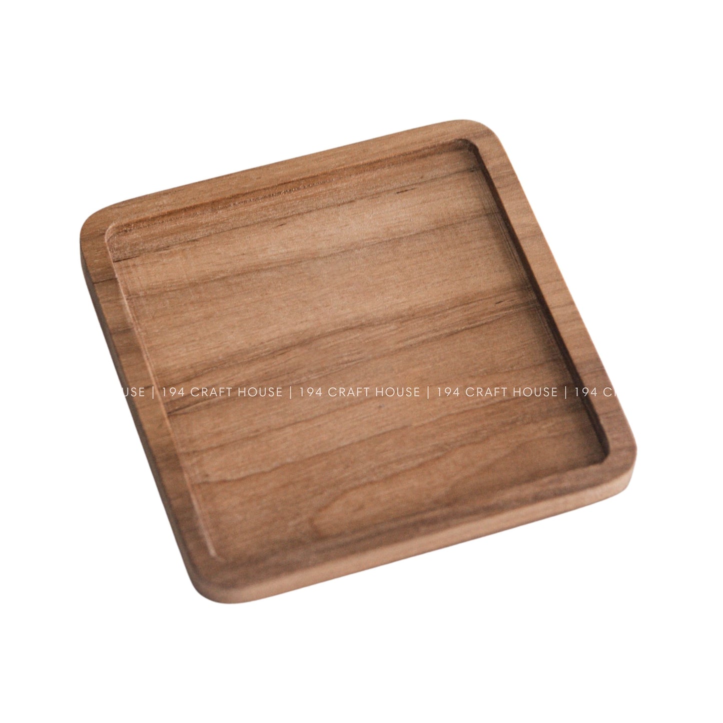 Personalized Square Walnut Wooden Coasters