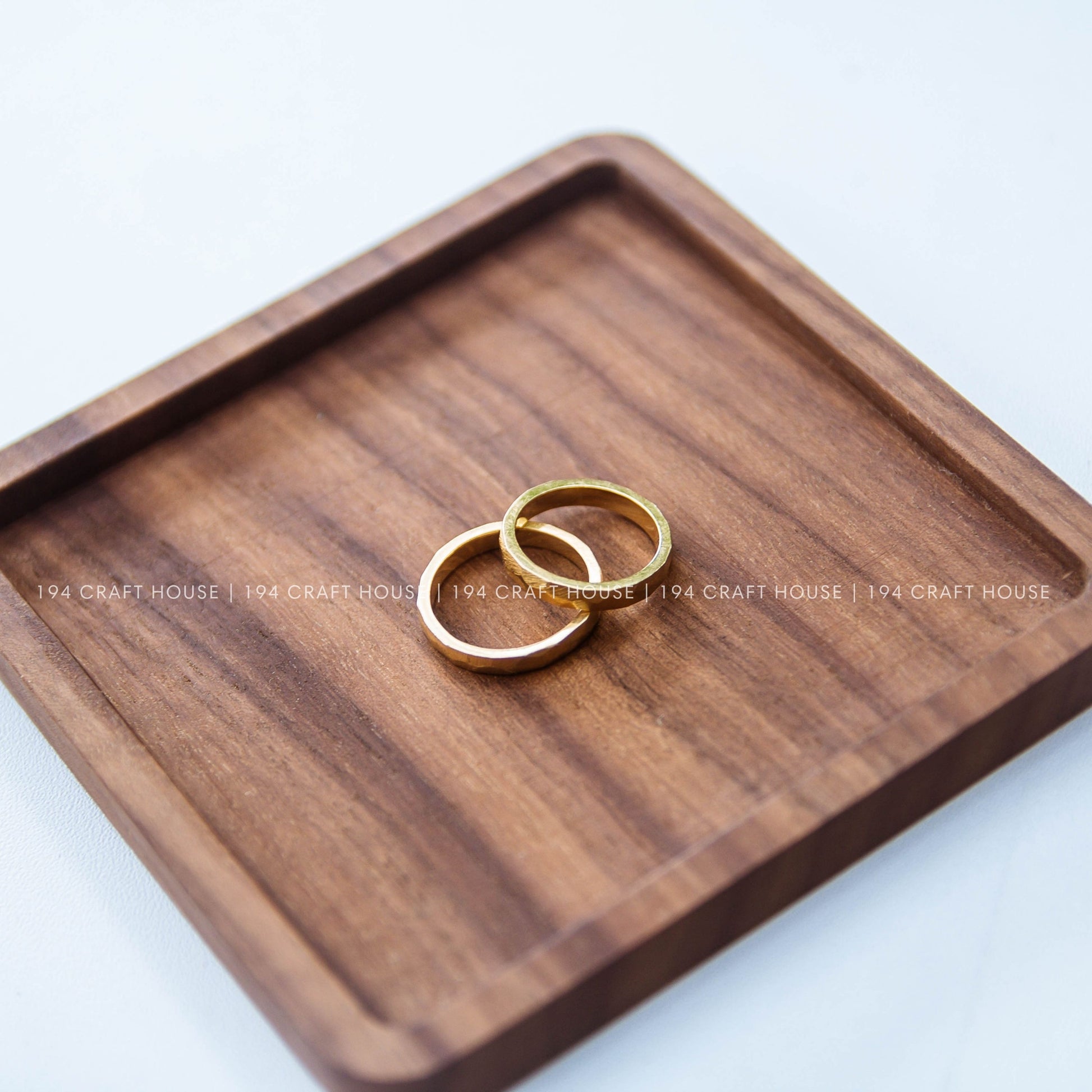 Personalized Square Walnut Wooden Coasters