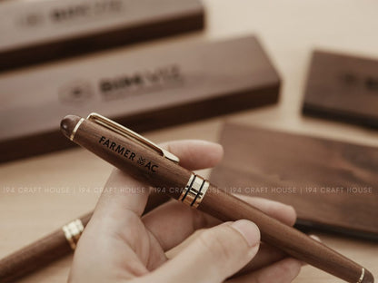 Custom Business Logo Fountain Pen Luxury Corporate Gift