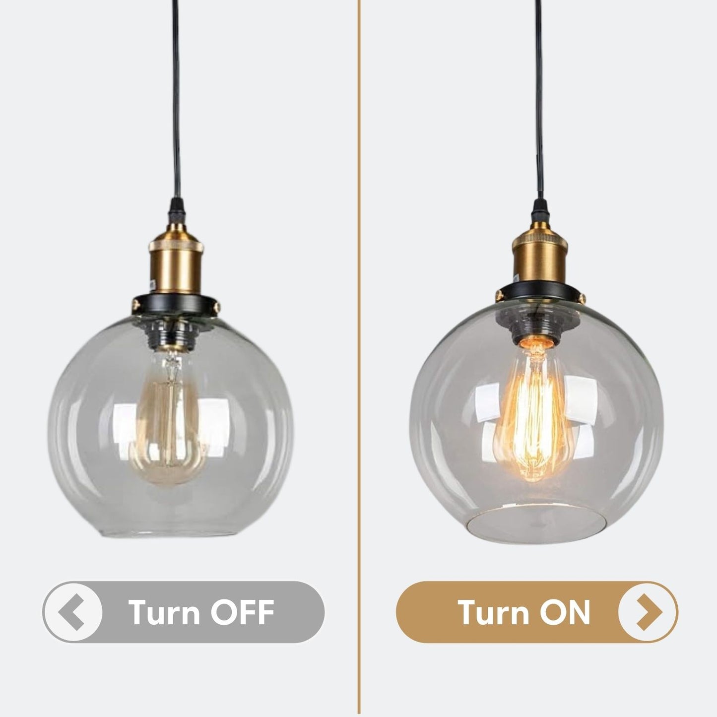 Modern Glass Pendant Light