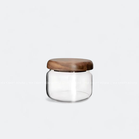 Glass Canister for Sugar Spice Food Container