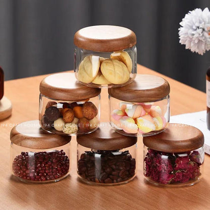 Glass Food Jar Kitchen Organization