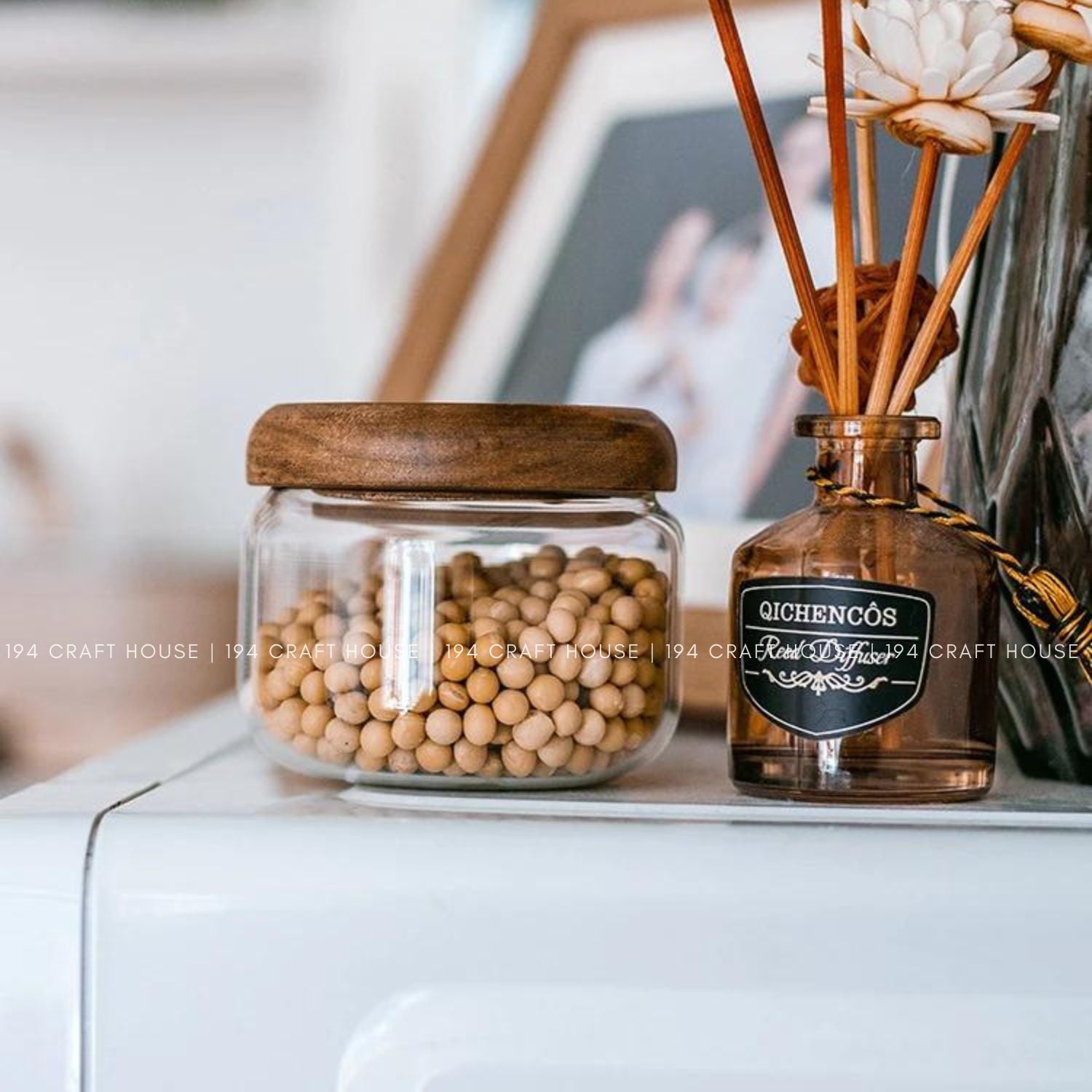 Glass Food Jar Kitchen Organization