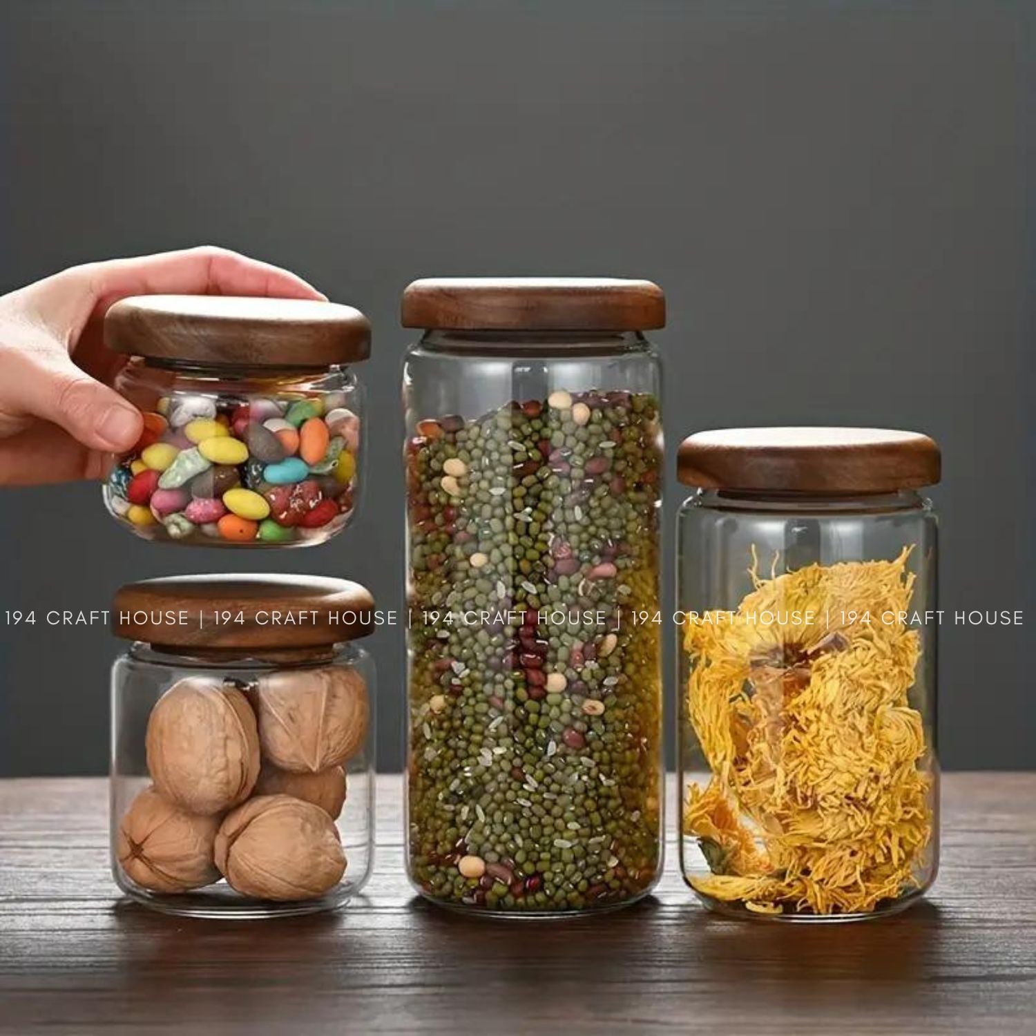 Glass Food Storage Kitchen Organization