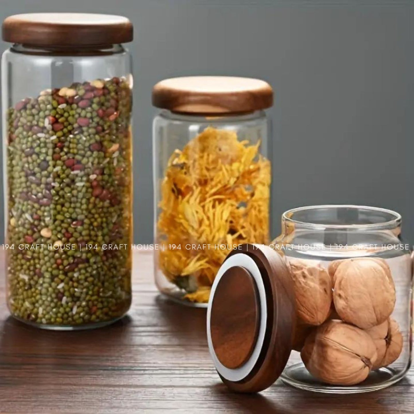 Glass Food Storage Kitchen Organization