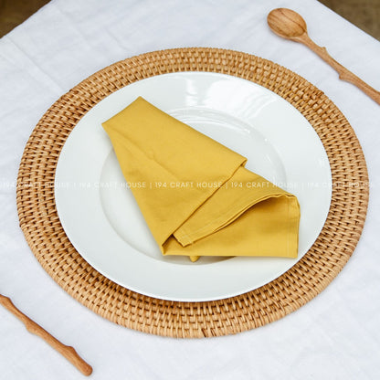 Natural Linen Napkins Various Color