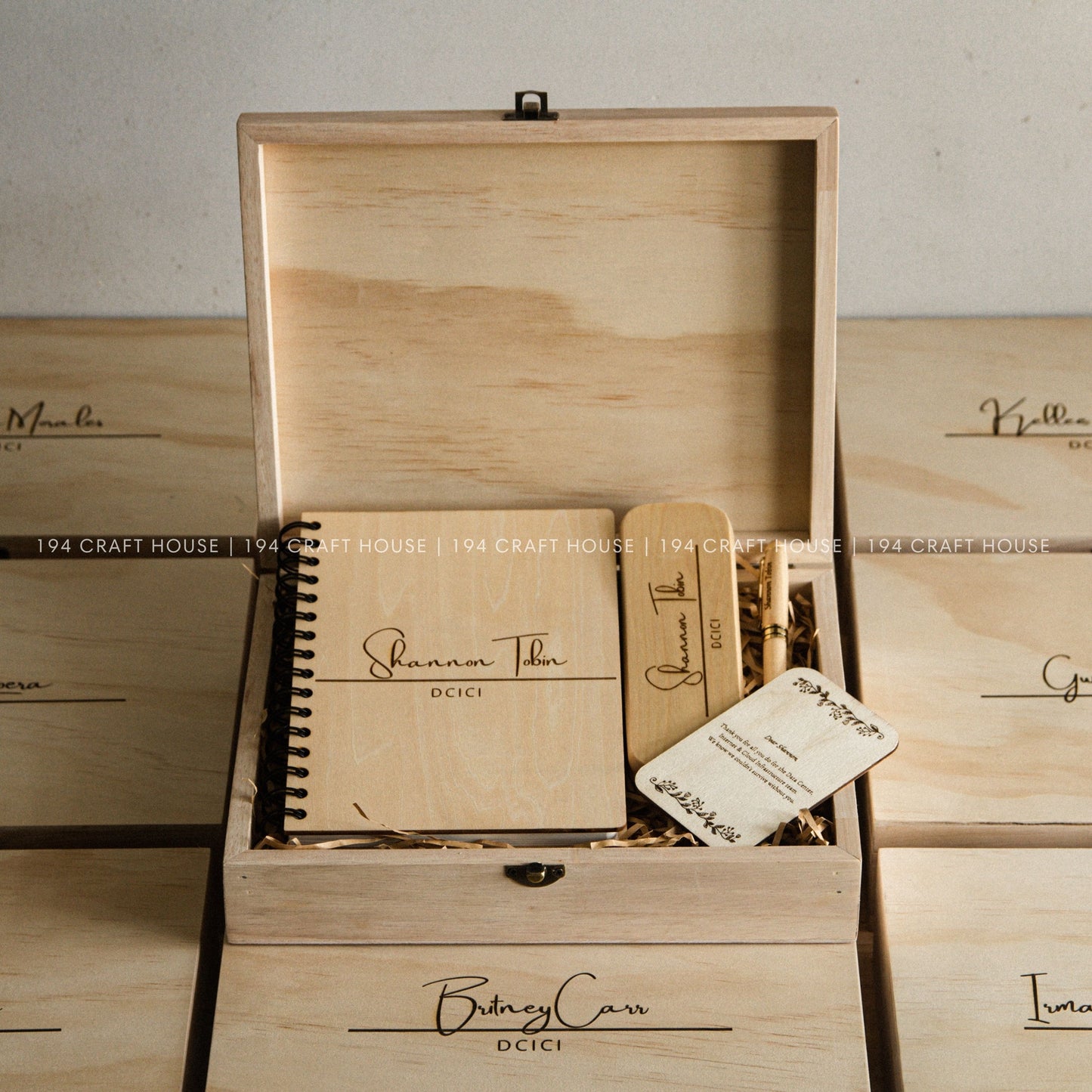 Personalized Notebook and Pen Set: Custom Engraved Name, Logo Gift for Professional, Graduation Gifts, Teach Gifts, or Corporate Gift for Employees Appreciation, Client Gifts